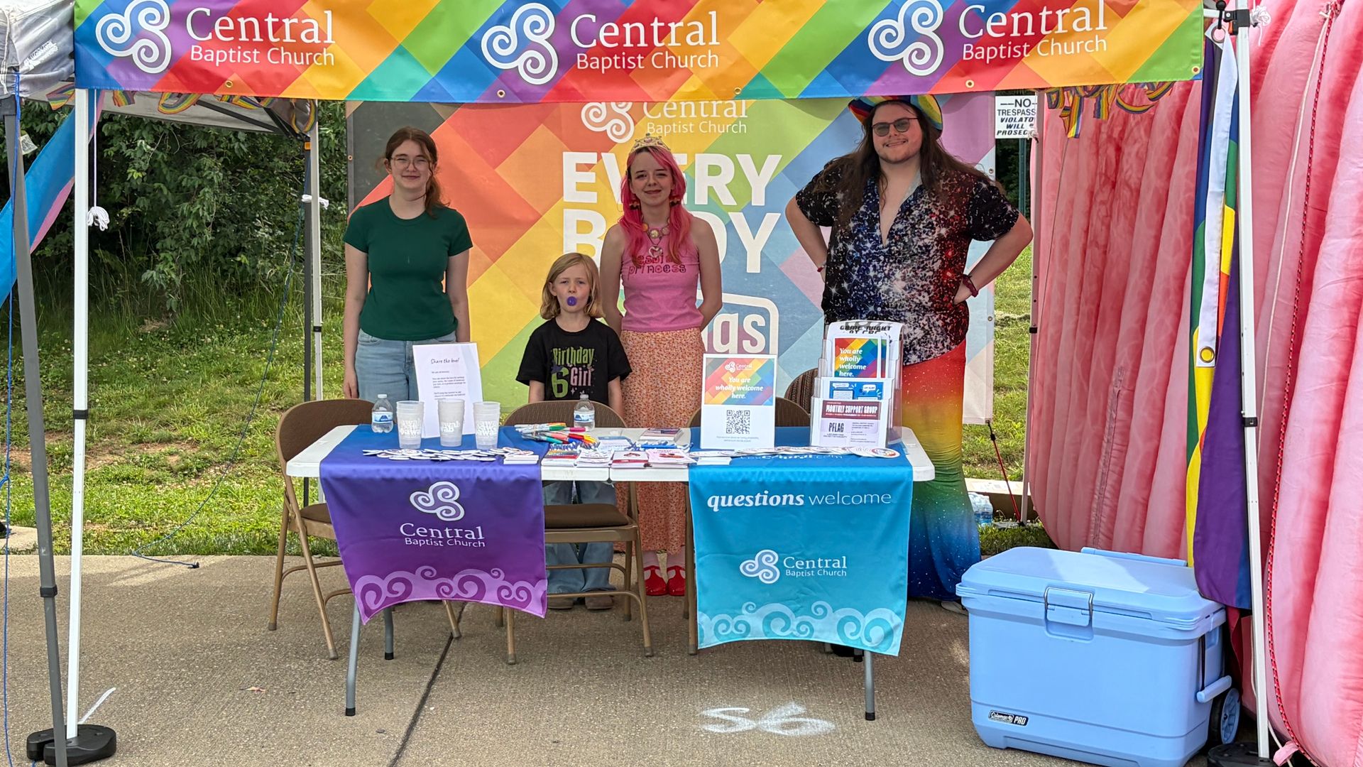Pride booth 2026
