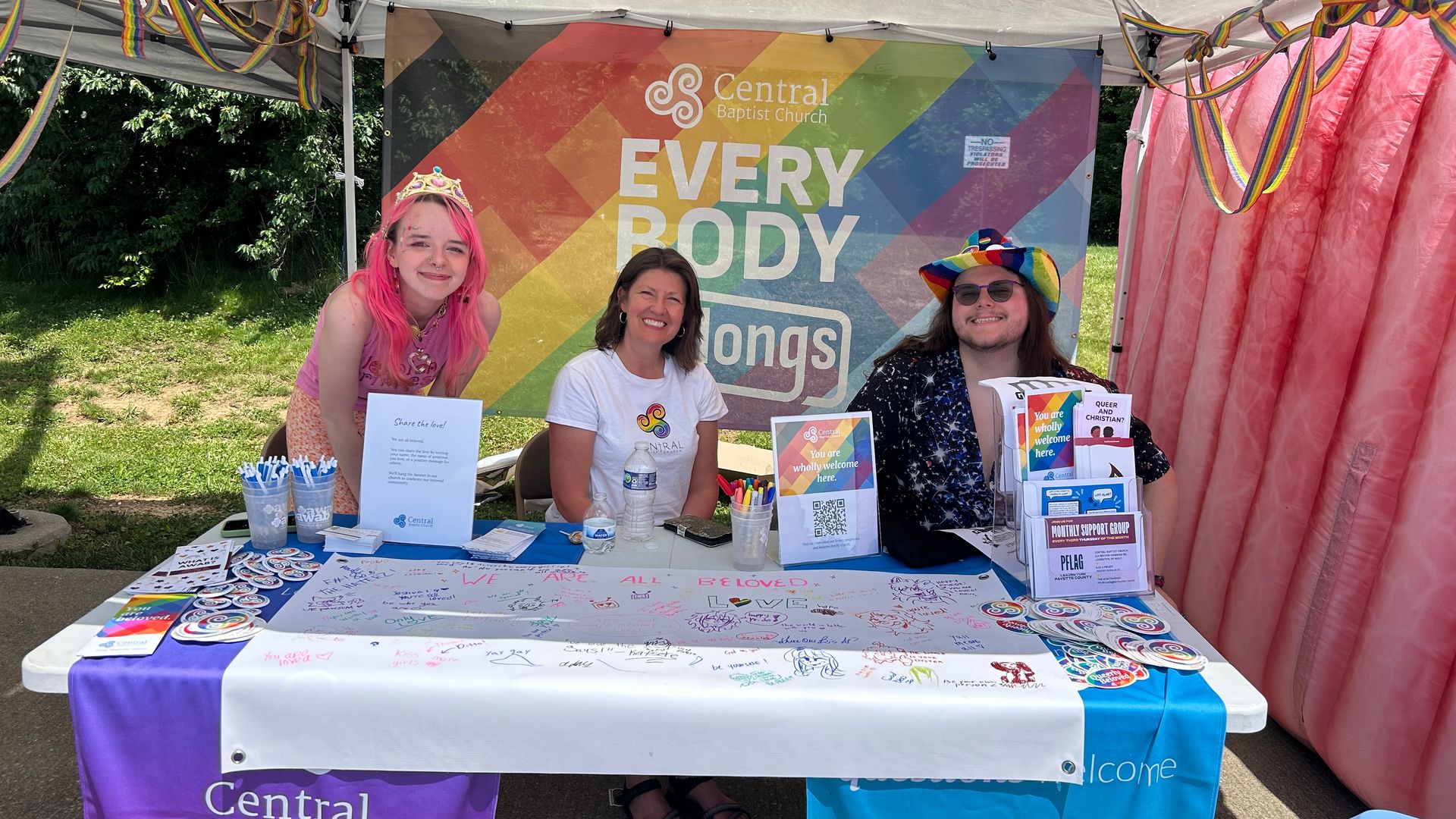 Pride booth 2026