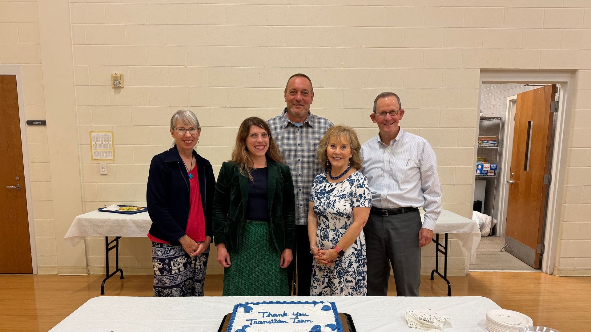 Transition team thank you