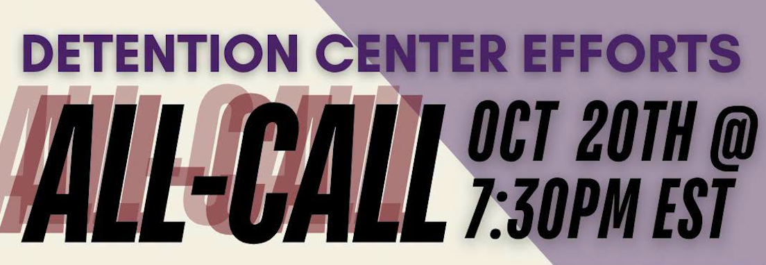 CBF and Alliance of Baptist Detention Center Efforts All-Call
